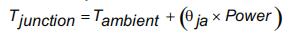 θja來計(jì)算結(jié)溫