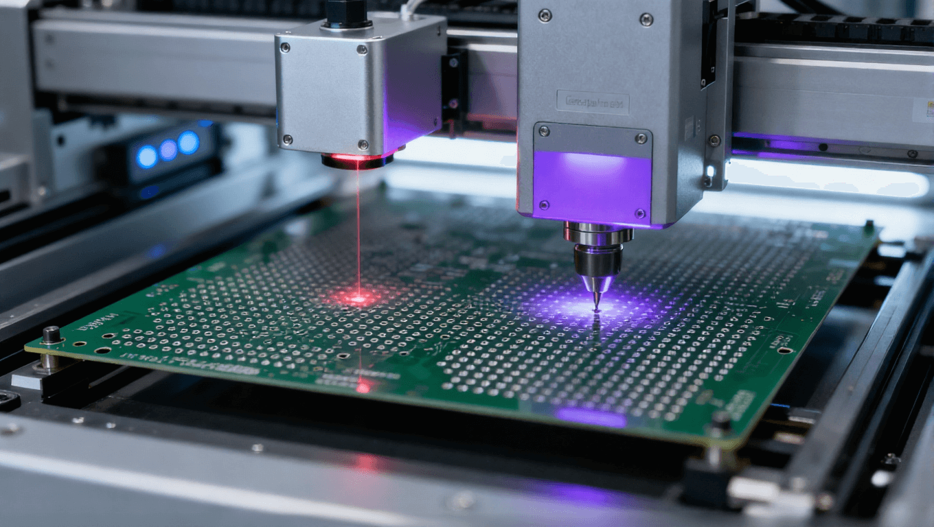 PCB沉頭孔智能深度補償系統(tǒng)應(yīng)用場景，激光檢測+自動補償提升深度精度