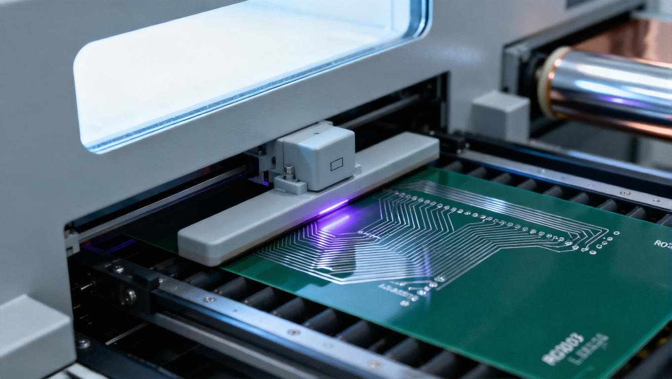 衛(wèi)星通信高頻板 LDI 工藝場景，0.076mm 線寬精度 + HVLP 銅箔實(shí)現(xiàn)阻抗偏差 ±5%