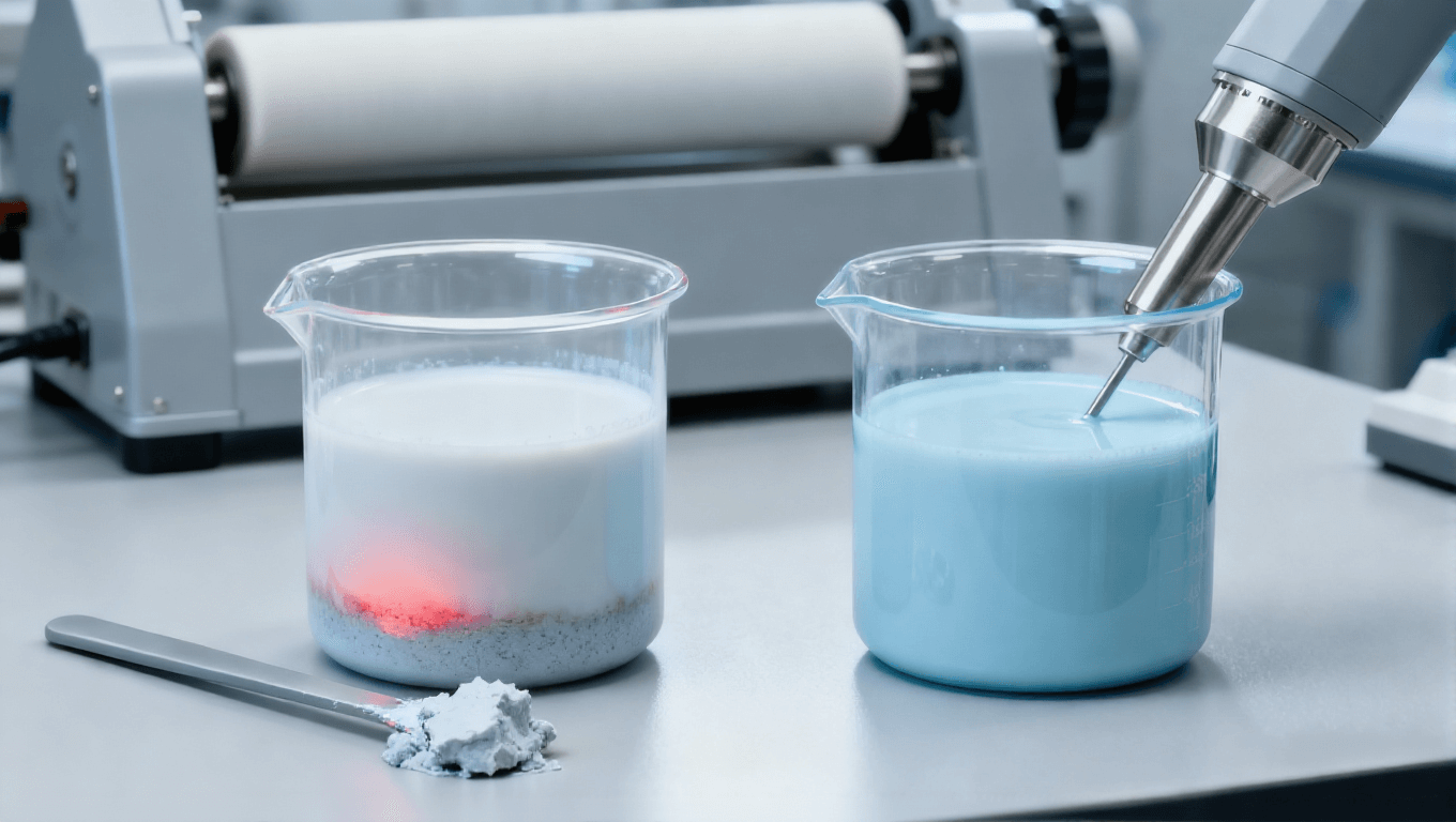 石墨烯分散均勻性對(duì)比場(chǎng)景，＜2μm均勻分散vs＞3μm團(tuán)聚影響基板熱導(dǎo)率