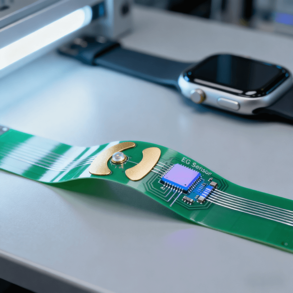 PCB集成健康傳感器場(chǎng)景，柔性聚酰亞胺基材+低功耗MCU實(shí)現(xiàn)智能手表健康監(jiān)測(cè)