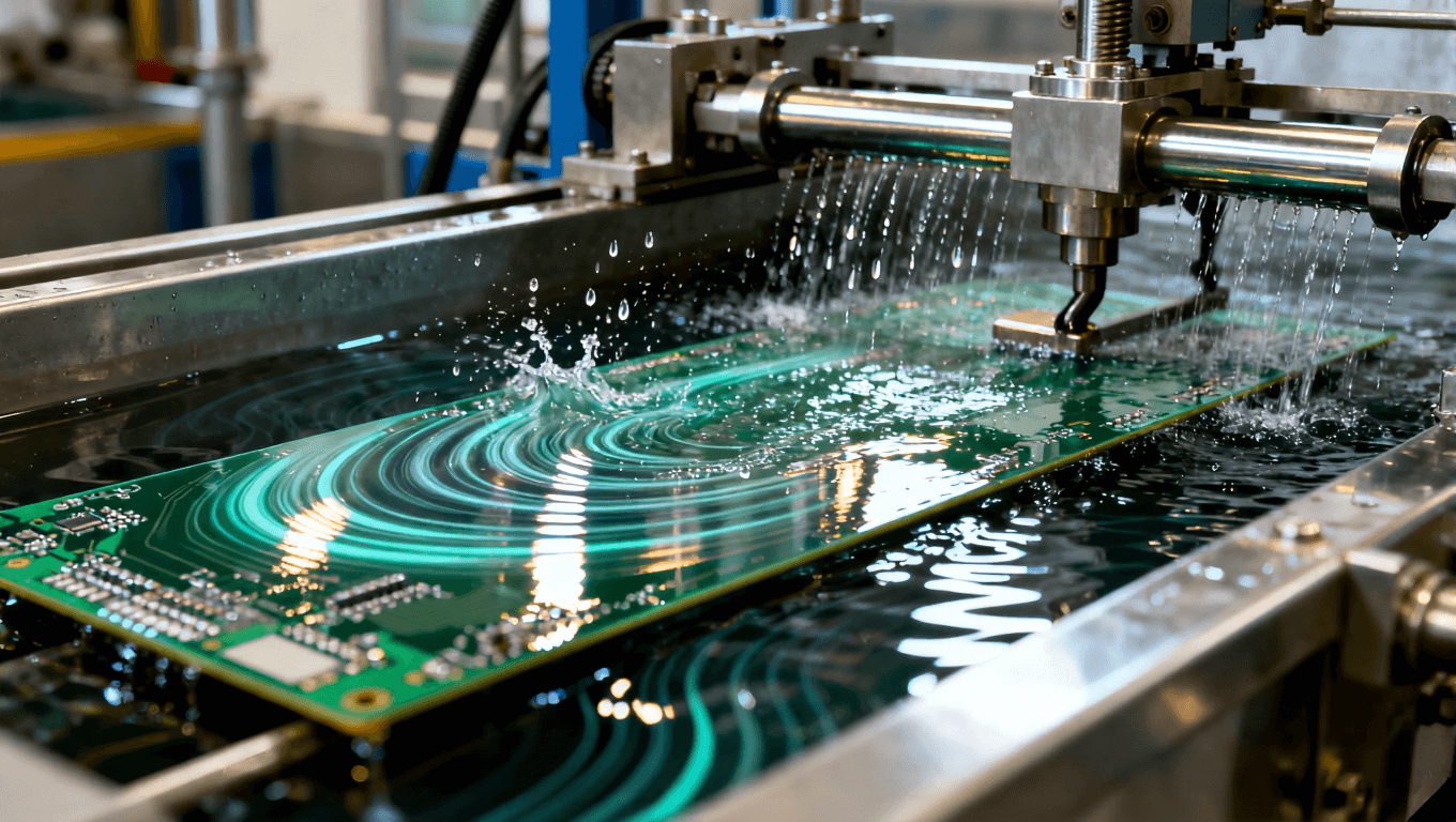 PCB沉銅設(shè)備流場優(yōu)化與雙面噴淋系統(tǒng)操作工業(yè)場景