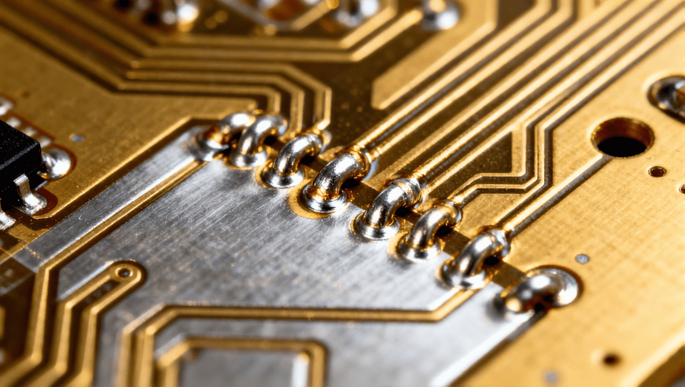 電路板鍍鎳金工藝中優(yōu)良的焊接點(diǎn)和穩(wěn)定性