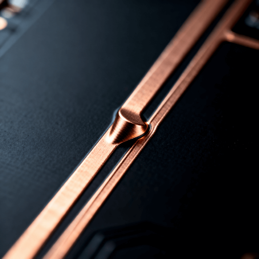 射頻PCB板阻抗匹配設計中的微帶線錐形漸變過渡結構細節(jié)