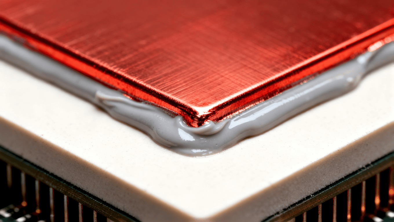 陶瓷封裝基板表面的厚銅散熱層與導熱膠共同構(gòu)成高效熱傳導結(jié)構(gòu)