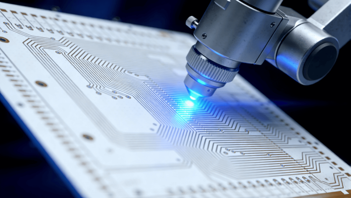 激光檢測設(shè)備精密測量陶瓷基板線寬線距過程